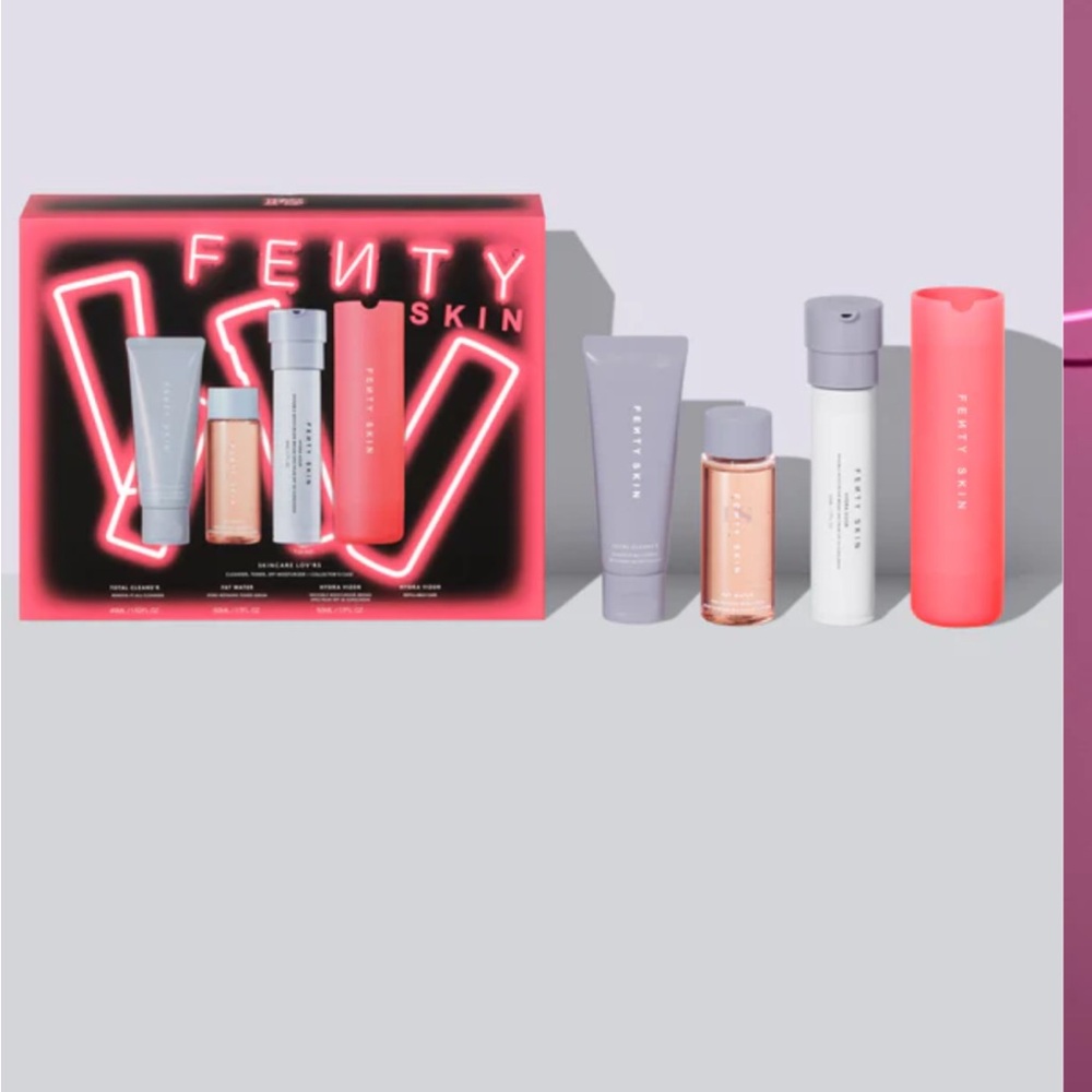 Fenty - SKINCARE LOV'RS CLEANSER, TONER, SPF MOISTURIZER + COLLECTOR'S CASE